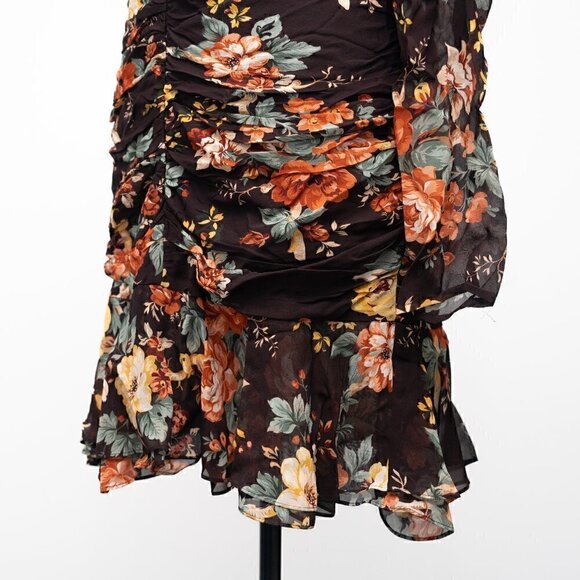 Veronica Beard Hedera Silk Floral Mini Dress - Picture 8 of 13